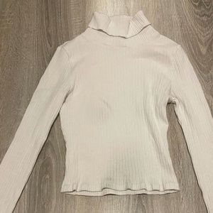 white turtleneck long sleeve